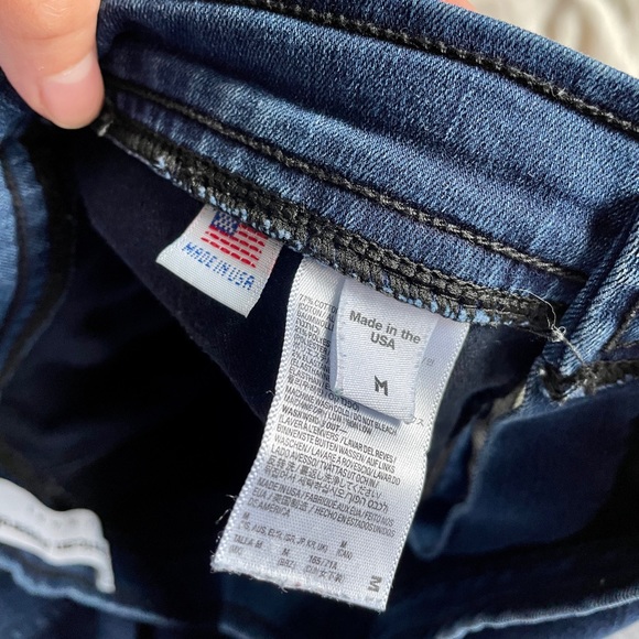 American Apparel High-waisted Dark Wash Jeans - Picture 4 of 4